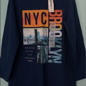 New York City Old Navy, long sleeve top boys sm